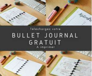 bullet journal francais gratuit à imprimer