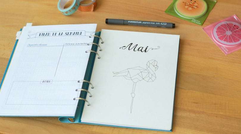 mood tracker bullet journal décalcomanies